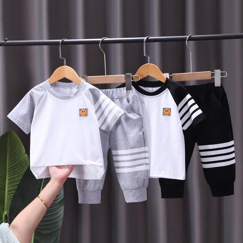 Boys Two pieces short sleeve casual suit