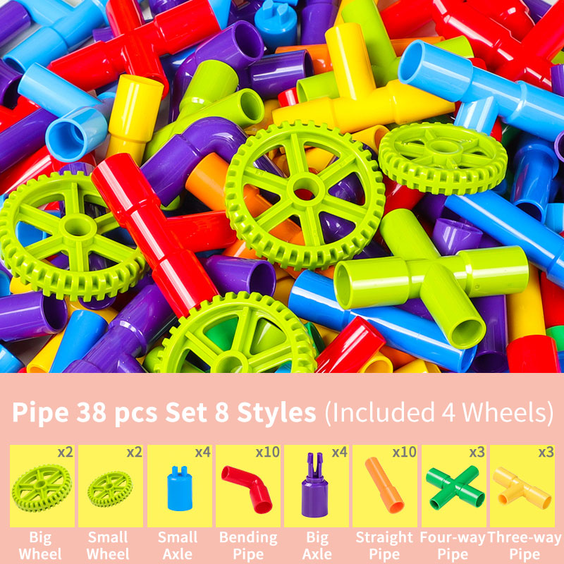 DIY Water Pipe Building Blocks Toys