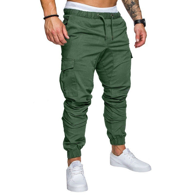 Multi pocket casula pants for men