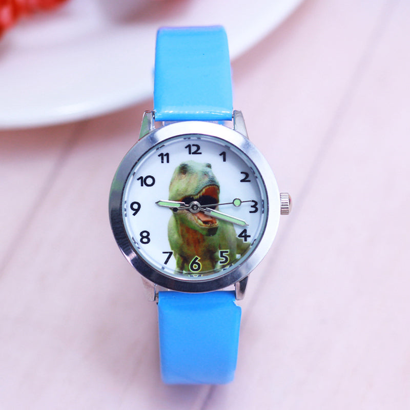 Children cool cartoon anime dinosaur quartz watches