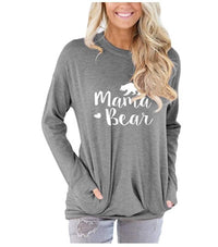 Mama bear style long sleeve t shirt