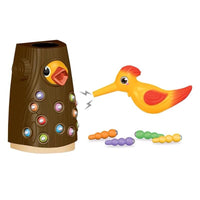 Insect catching woodpecker kids toys