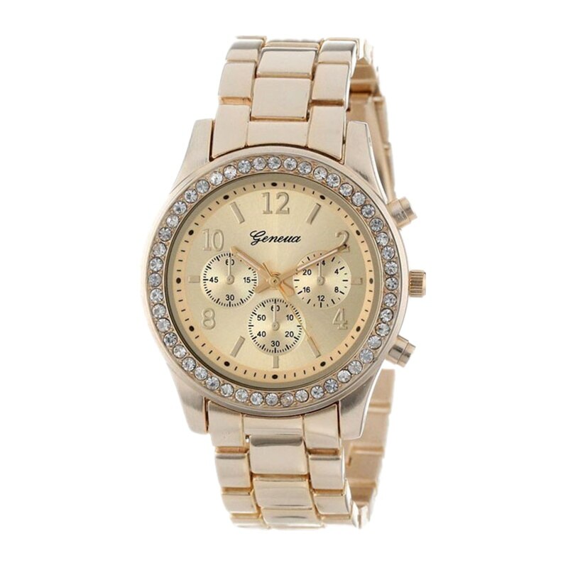 New Geneva classic luxury rhinestone ladies watch