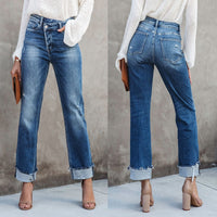 New casual women's denim jeans