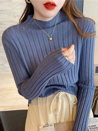 Ribbed Turtleneck Sweater