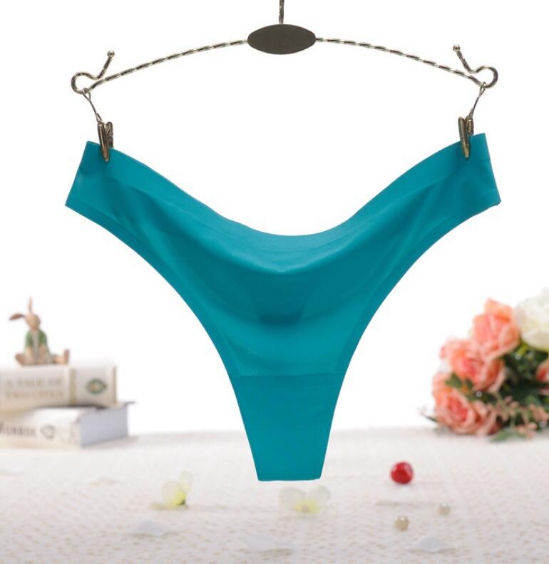 Women Silk Seamless  Thong Panty