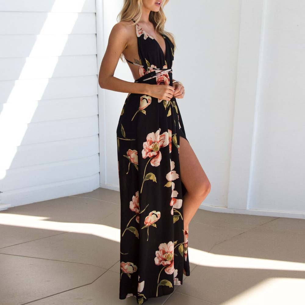 Boho Maxi Long Beach Party Dress