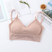 Women seamless padded top