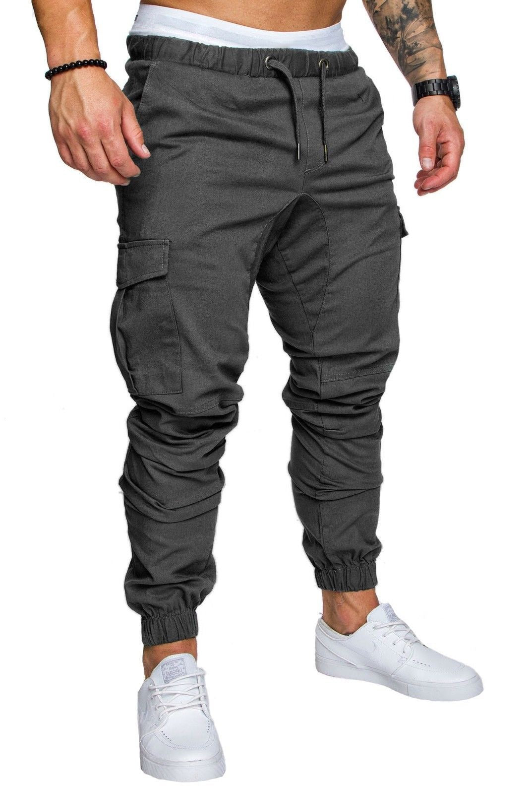 Multi pocket casula pants for men