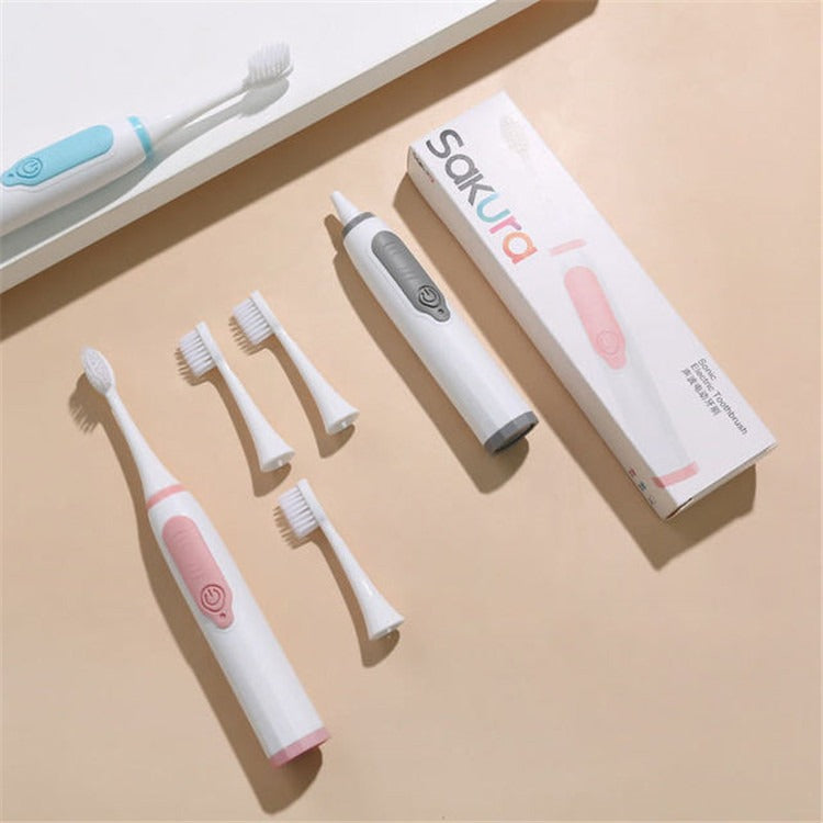 Electric soft hair toothbrush