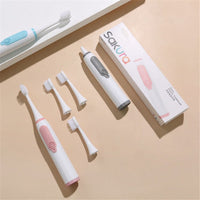 Electric soft hair toothbrush