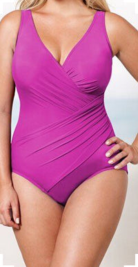 One Piece Swimsuit - Plus size available