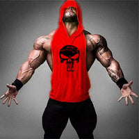 Skull Bodybuilding Stringer Tank Tops for Men