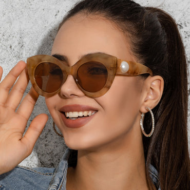New fashion cat eye big frame sunglasses