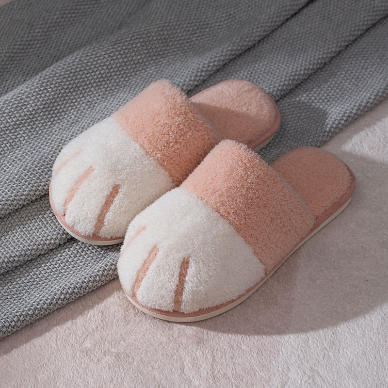 Winter Warm Fur Slippers for indoor