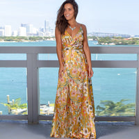 Women's Boho Floral Long Dress