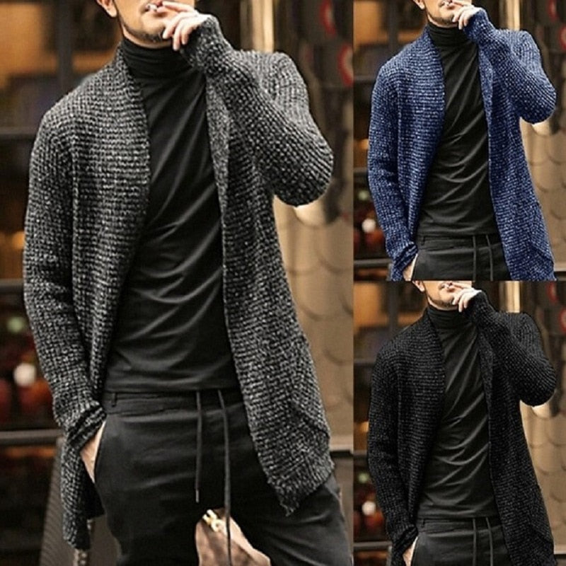 Long Casual Sweater For Men