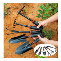 Black plastic handle garden tool