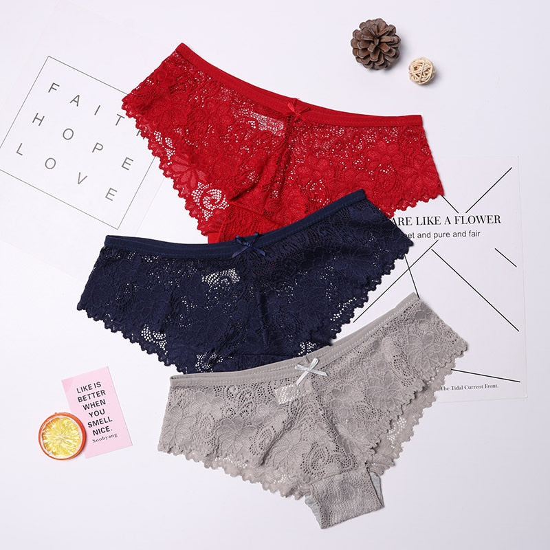 3 Pcs Breathable panties for woman