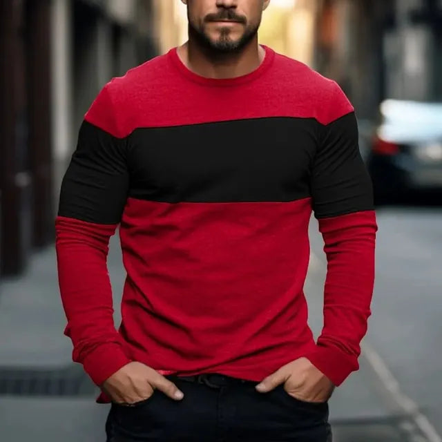 Men's Pullover Long Sleeve T-shirts