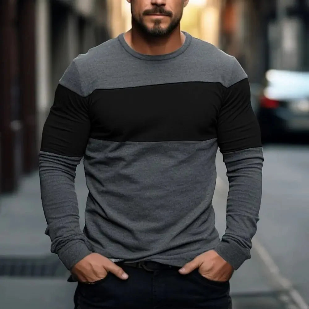 Men's Pullover Long Sleeve T-shirts