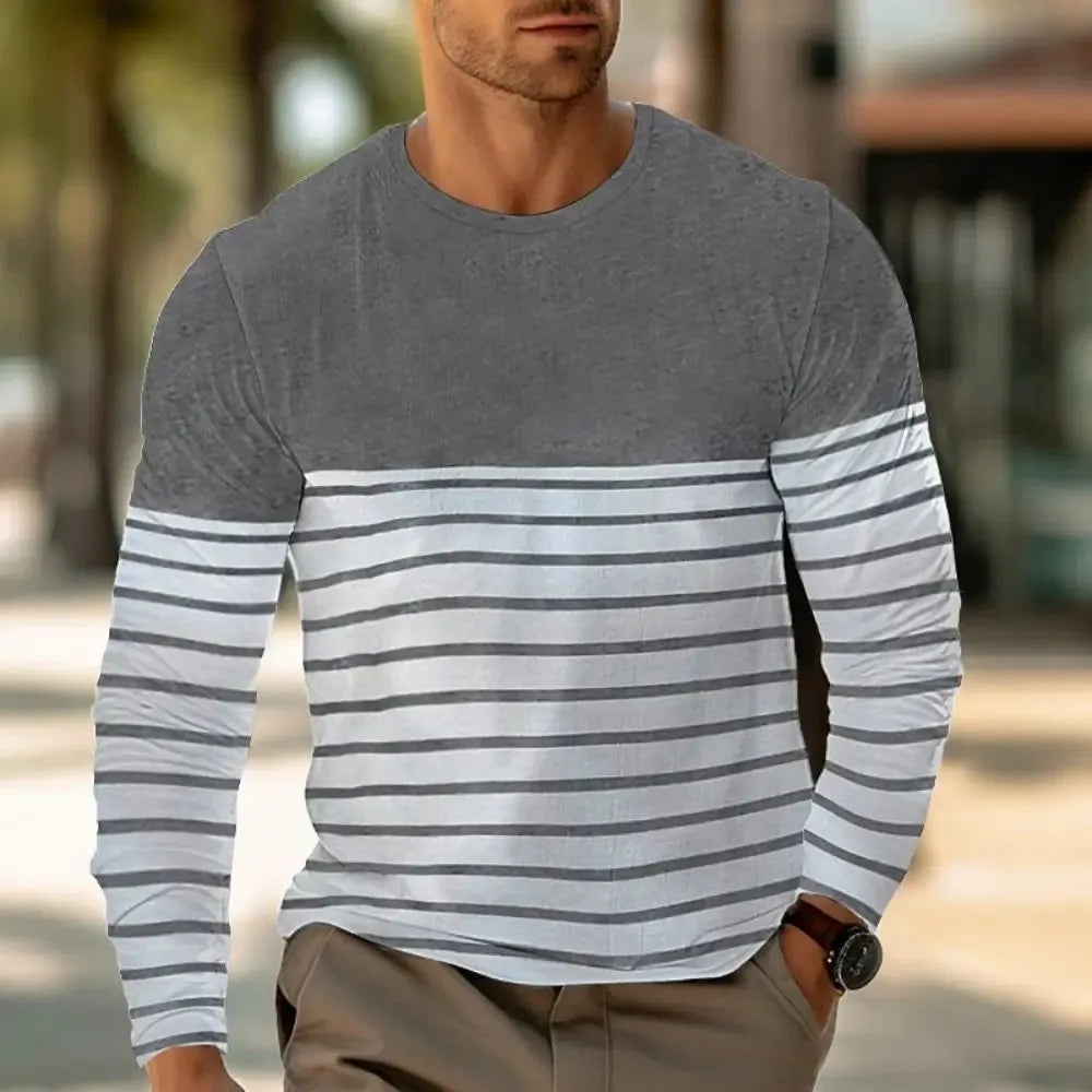 Men's Pullover Long Sleeve T-shirts