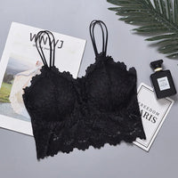 Newly arrived women push up wireless lace bra