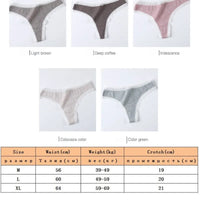 3 Pcs Women Panties G-String Underwear