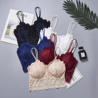 Newly arrived women push up wireless lace bra