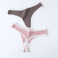 3 Pcs Women Panties G-String Underwear