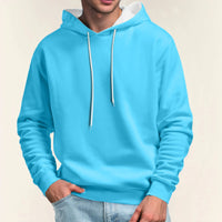 Casual Solid Color Men Hoodie