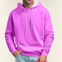 Casual Solid Color Men Hoodie