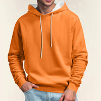 Casual Solid Color Men Hoodie