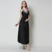 Nightdress Lace Satin Nightgowns