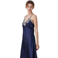 Nightdress Lace Satin Nightgowns